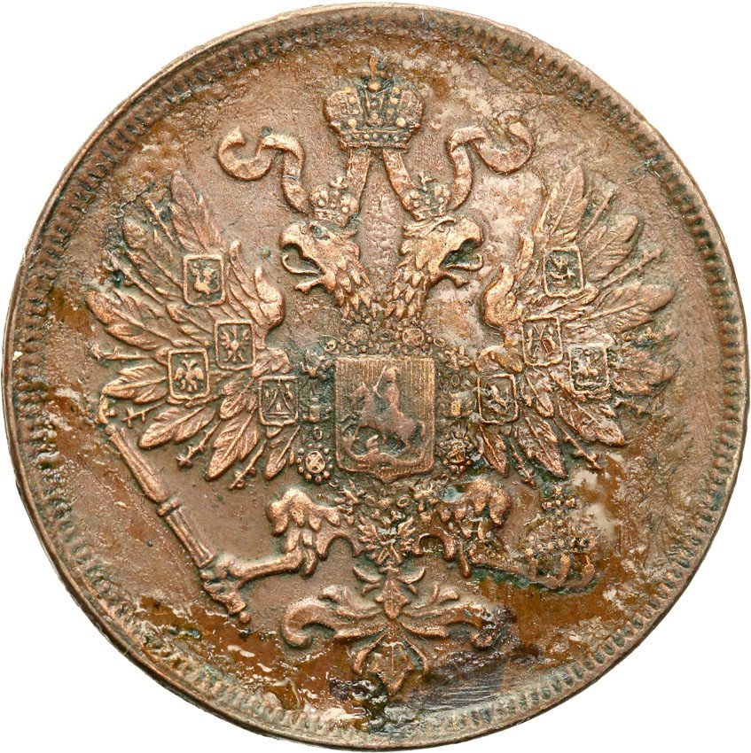 Polska XlX w. / Rosja. 2 Kopiejki 1860 BM, Warszawa